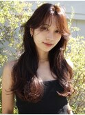 レイヤーカット/ブラウン/韓国ヘアー/ブリーチ/恵比寿