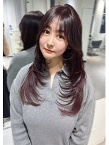 ユーフォリア 渋谷グランデ(Euphoria SHIBUYA GRANDE)&nbsp;韓国レイヤーカット×ラベンダーカラー