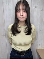 カーム(calm)&nbsp;ミディアムヘア/暗めカラー/グランマッシュ/レイヤー