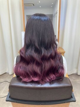 ビューティービースト 豊見城店(beauty:beast) 裾バイオレット/グラデーションカラー