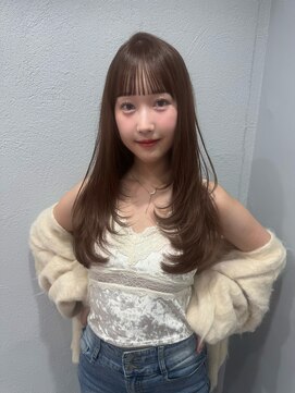 ボタン シブヤ(VOTAN SHIBUYA) ピンクブラウン×レイヤーカット♪