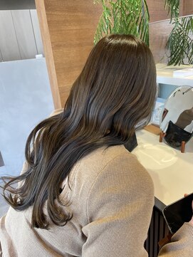 ロンド ボーイ 表参道(Lond BOY) オリーブベージュ/レイヤーカット/縮毛矯正/髪質改善/表参道原宿