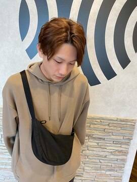 センターパート/アッシュ