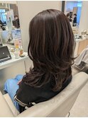 セミロングレイヤー