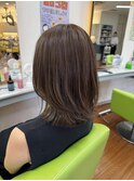 ブリーチなしカラー　アッシュカラー　20代　30代
