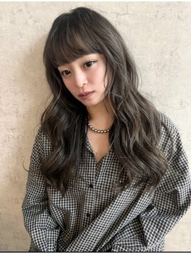 バングス(BANGS) グレージュ×ロング