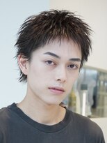 テン 心斎橋(tenn.)&nbsp;アクティブショートフェザーパーマルーズショートセンターパート