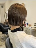 オリーブベージュ×ボブ〈ARCH Sayaka〉