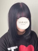 サラジュ 仁川店(SARAJU) 【ダブルカラー特化】今田担当 ブリーチなし×ディープパープル