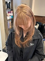インク サカエ(inq sakae)&nbsp;ケアブリーチ2回/トリプルカラー/ライトベージュ