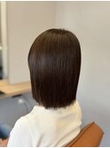 切りっぱなしボブ