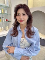 アール ヘアー デザイン(r hair design)&nbsp;ゆるふわロングベージュカラーブリーチしない透明感カラー
