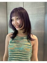 グッドフェローズ キタホリエ(GoodFellas kitahorie)&nbsp;艶カラーで魅せるレイヤーカットのハイトーンスタイル