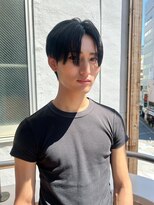 アフェット バイ フラミューム 三軒茶屋(affetto by flammeum) センターパートショートスタイル