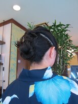 ネス(NESS) 【浴衣ヘアセットアップ】大人っぽい浴衣のセット271
