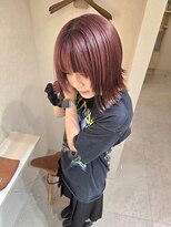 オオムラ(Oomura)&nbsp;長崎/大村/ボブウルフカットレイヤーカット デザイン透明感COLOR