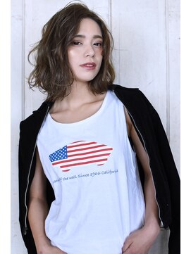 メーヴェ(Mowen) mowenイルミナカラーxデジタルパーマxヘルシーレイヤーx黒髪