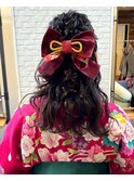 袴ヘアアレンジ