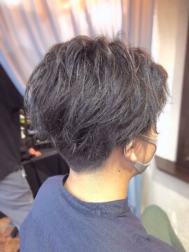 ミルクヘアー(MILK HAIR) メンズ*マッシュ*外ハネ無造作パーマ*【菊池 貢平】