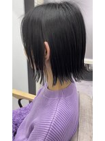 フレーム ヘア ルーム 天王寺駅前店(FRAME hair room)&nbsp;スタイリング簡単ぱつっと切りっぱなしボブ♪