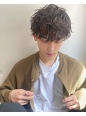 ツーブロック刈り上げ×ツイストスパイラル