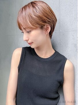 オーブ ヘアー テオ 秋田由利本荘梵天店(AUBE HAIR theo) 20代・30代_小顔丸みショート