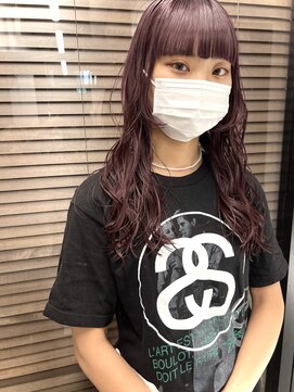 ヌープヘアーアイス(NUUP.hair ici) パープルカラー　～1bleach～