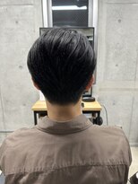 フイ 自由が丘(men's salon Hui)&nbsp;メンズ/アップバング/ツーブロックマッシュ/束感ショート/波巻き