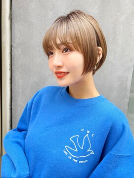 シー バイ ロンド 新宿(Sea by Lond) 【福島】マロンブラウンレイヤーコンパクトショートボブ