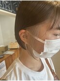 インナーカラー/ホワイトベージュ/デザインカラー/諏訪市