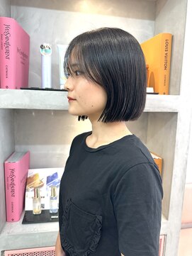 ロンドポレール 北千住(Lond polaire) 切りっぱなし×艶髪縮毛矯正