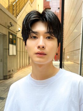 ガーデン 銀座(GARDEN) 艶センターパートニュアンスパーマカルマパーマダークアッシュ