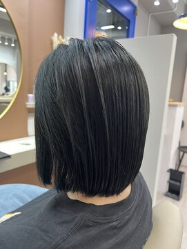 アオ 花咲町(a-o) ブルーブラック♪