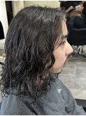 メンズロングパーマミディアムパーマスパイラルパーマ