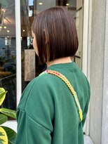 モク 大阪梅田店(MOK) 【ミニボブ】ハイライトがアクセント◎