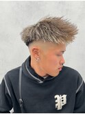 パイルツイスト×ホワイトハイライト