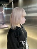 黒髪/ボブルフ/ネビージュ/小顔/ワンレン/栄/髪質改善/前髪