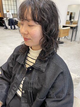 アテナ 六本松店(ATENA) ウルフカット ウルフパーマ レイヤーカット