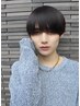骨格矯正カット＋フロントストレート[天文館/メンズカット/縮毛矯正/鹿児島]