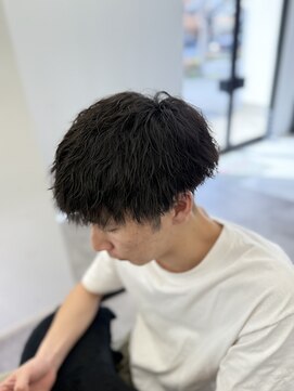 アイスプロドバイブルーム 木更津店(ice prod by bloom) MEN’S HAIR/サーフカール/刈り上げセンターパート/木更津