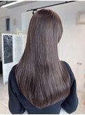 髪質改善トリートメントミルクティーブラウンブリーチなし