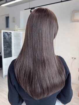 ミミバイカシュカシュ(mimi by cache cache) 髪質改善トリートメントミルクティーブラウンブリーチなし