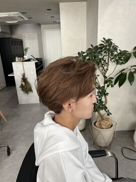 クム 横浜(qumu) メンズカット×ブリーチ　qumu横浜