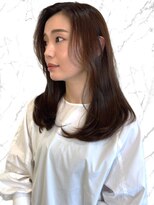 ヘアメイク ミチ 富田店(HAIRMAKE MICHI) 【MICHI 富田店　古作蓮】顔周りレイヤー くびれヘア 艶髪 20代