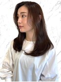 【MICHI 富田店 古作蓮】顔周りレイヤー くびれヘア 艶髪 20代