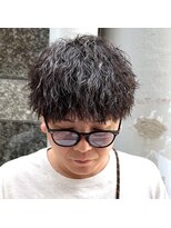 ウェーブ(WAVE)&nbsp;ツイストスパイラル/ツイスパ/波打ち/メンズパーマ/メンズカット