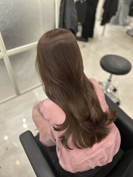 マーシュ 梅田(marshu) Warm brown/レイヤーカット♪