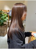 艶髪アッシュブラウン