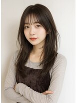 ゲイン(Gain)&nbsp;大人上品ロングレイヤー×透け感シースルーバング