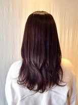 ココカラヘアー ニコ(cococara hair nico)&nbsp;暖色/カシスカラー/髪質改善/レイヤー/顔まわりレイヤー/ピンク